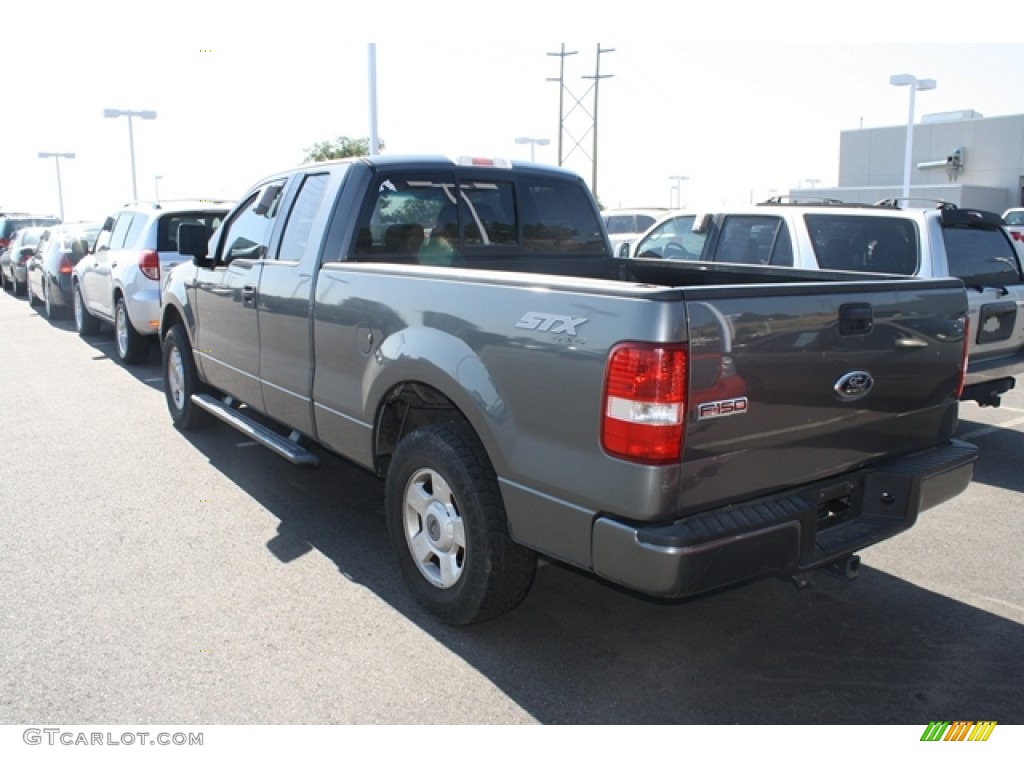 2004 F150 STX SuperCab 4x4 - Dark Shadow Grey Metallic / Medium Graphite photo #3