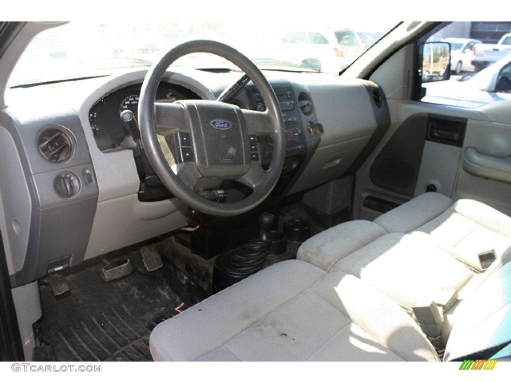 2004 F150 STX SuperCab 4x4 - Dark Shadow Grey Metallic / Medium Graphite photo #5