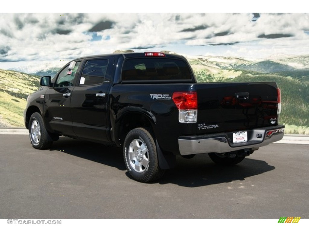 2012 Tundra Limited CrewMax 4x4 - Black / Red Rock photo #3