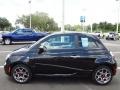 Nero (Black) 2012 Fiat 500 Sport Exterior