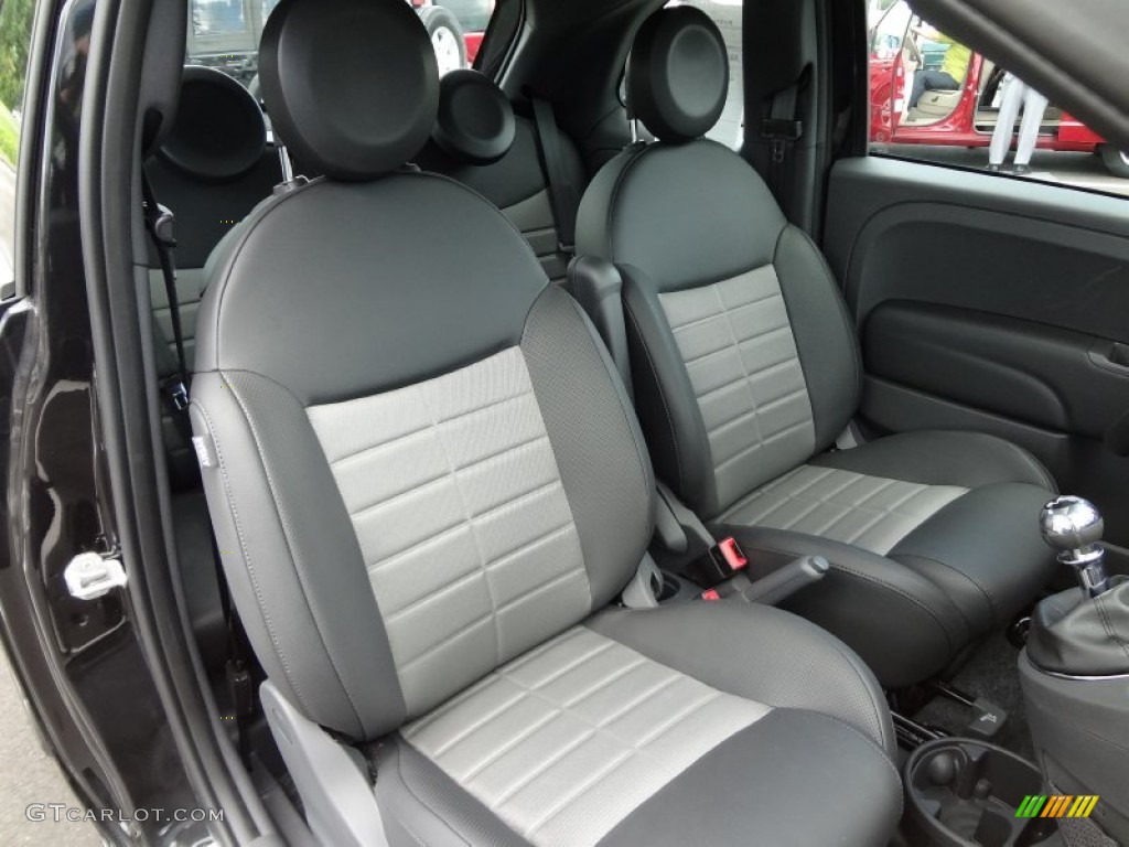 Sport Tessuto Nero/Nero (Black/Black) Interior 2012 Fiat 500 Sport Photo #68005343