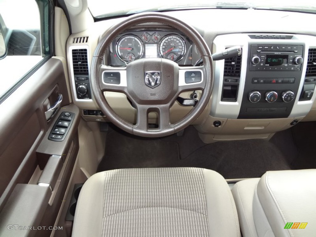 2010 Ram 2500 SLT Mega Cab - Austin Tan Pearl / Light Pebble Beige/Bark Brown photo #5