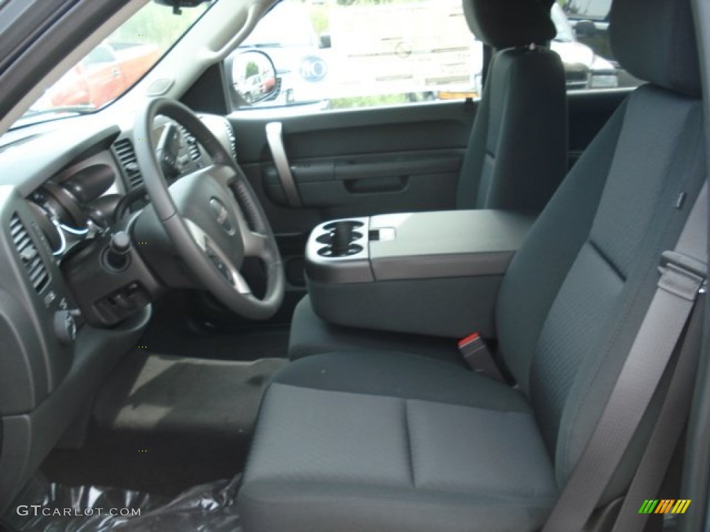 2013 Sierra 1500 SLE Extended Cab 4x4 - Stealth Gray Metallic / Ebony photo #11