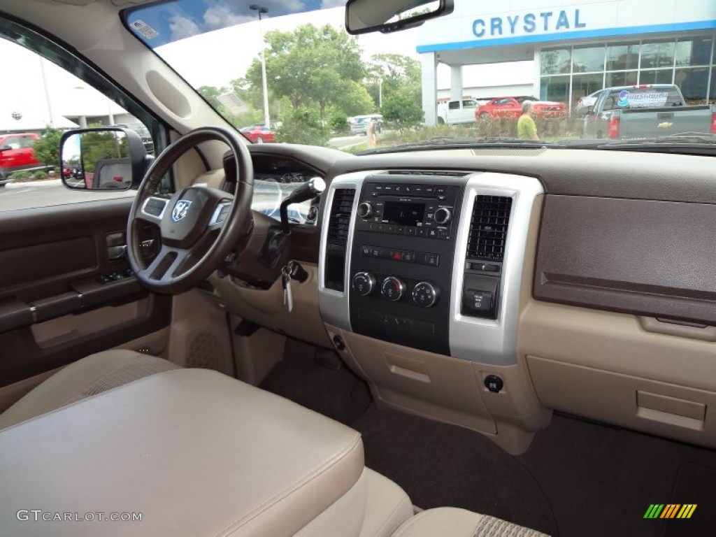 2010 Ram 2500 SLT Mega Cab - Austin Tan Pearl / Light Pebble Beige/Bark Brown photo #10