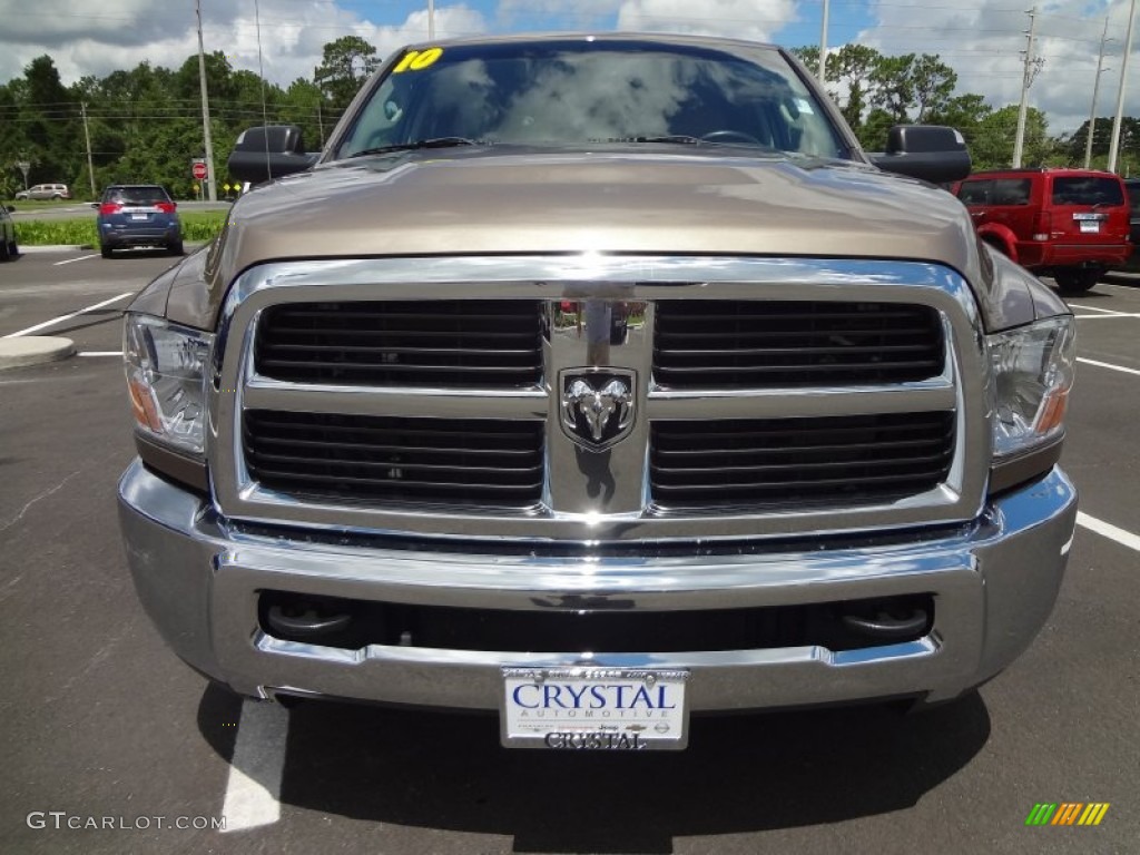 2010 Ram 2500 SLT Mega Cab - Austin Tan Pearl / Light Pebble Beige/Bark Brown photo #12