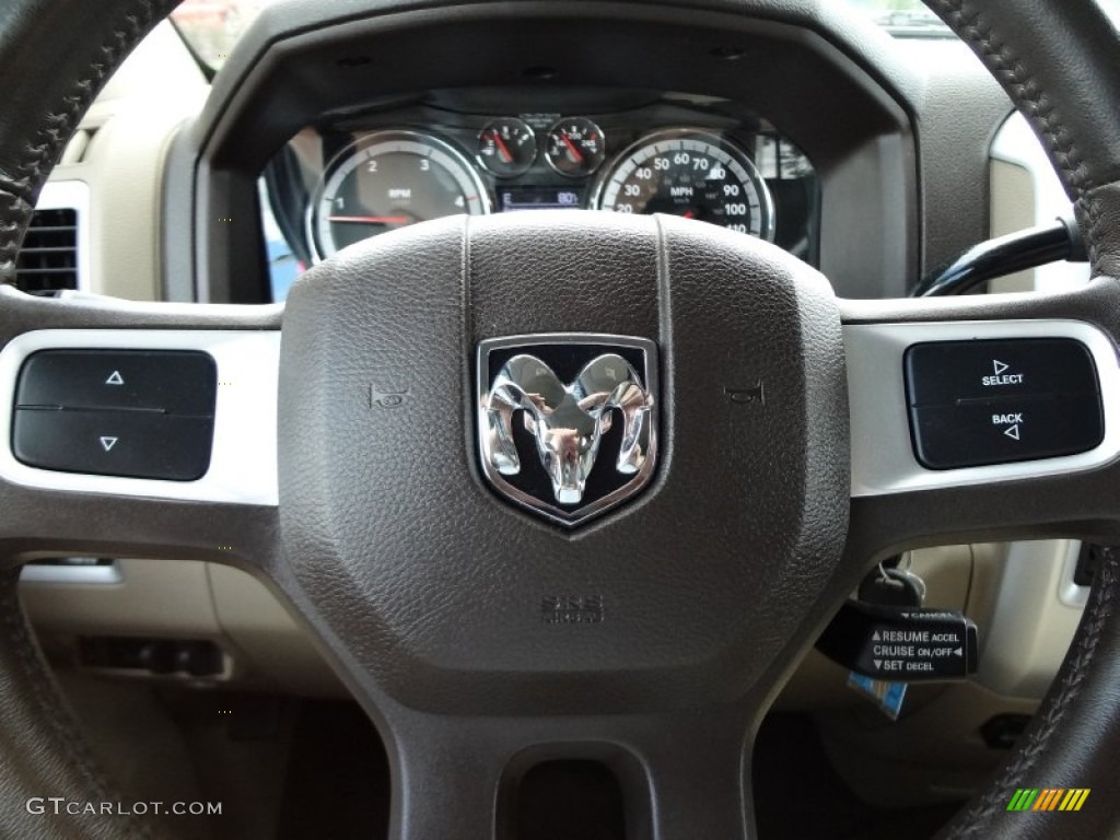 2010 Ram 2500 SLT Mega Cab - Austin Tan Pearl / Light Pebble Beige/Bark Brown photo #22