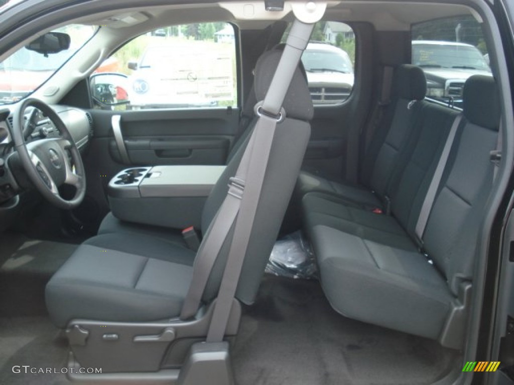 2013 Sierra 1500 SLE Extended Cab 4x4 - Onyx Black / Ebony photo #14