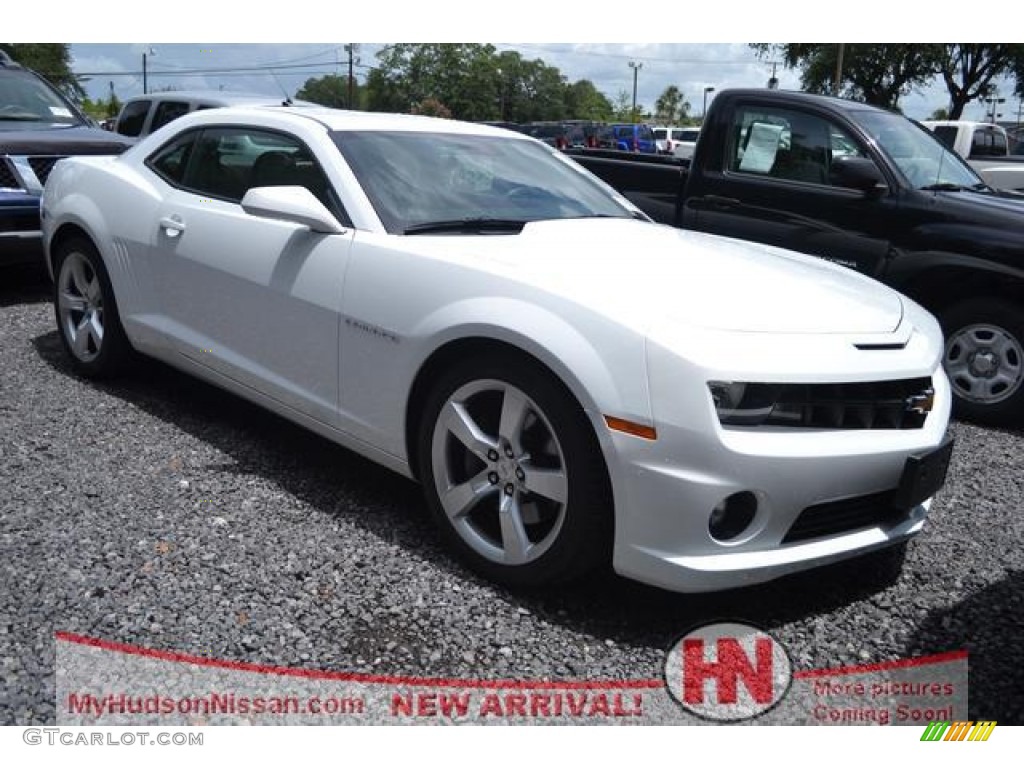 2010 Camaro SS Coupe - Summit White / Beige photo #1