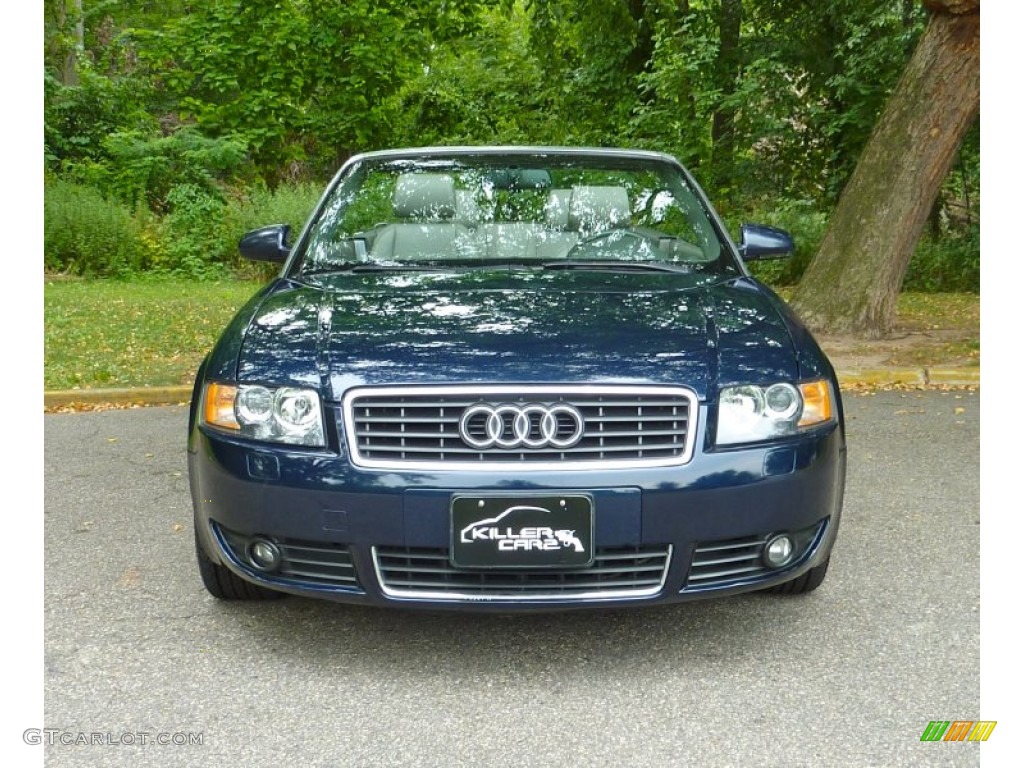 2005 A4 1.8T Cabriolet - Moro Blue Pearl Effect / Beige photo #2
