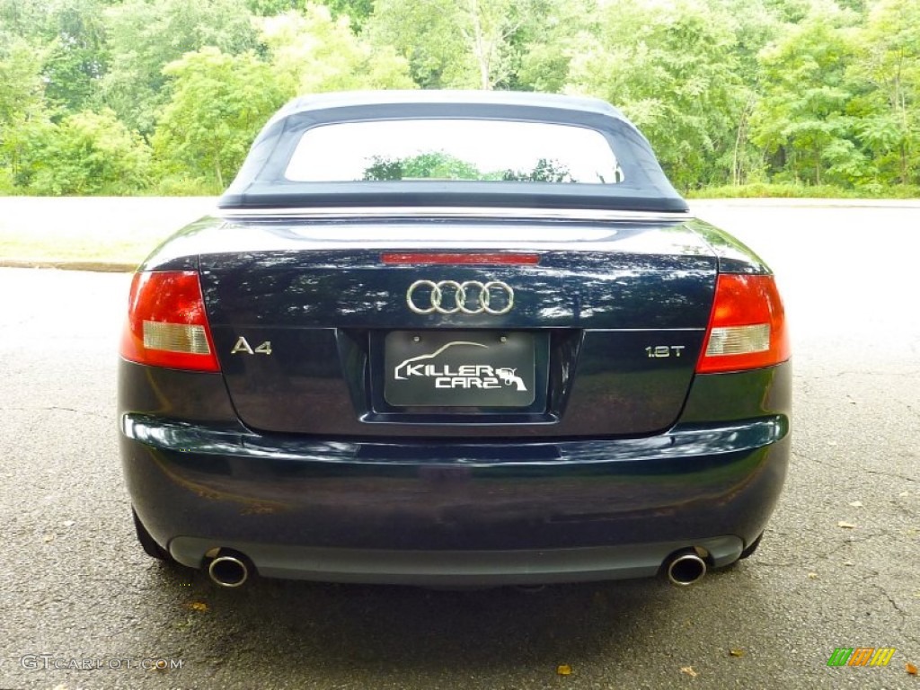2005 A4 1.8T Cabriolet - Moro Blue Pearl Effect / Beige photo #6