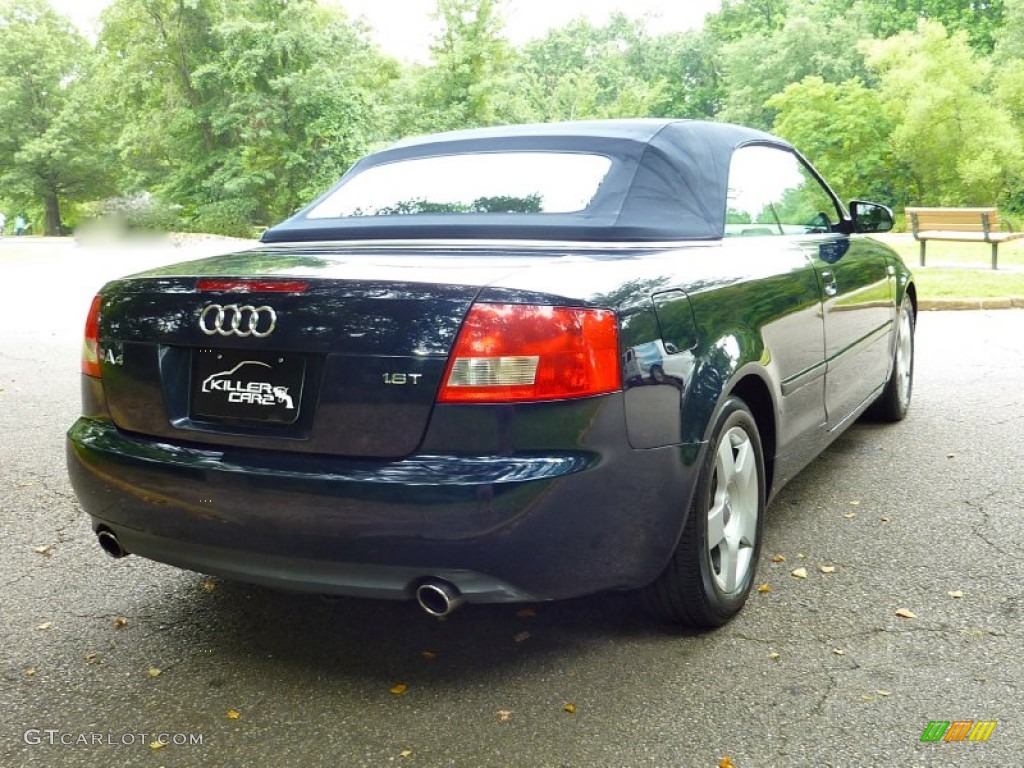 2005 A4 1.8T Cabriolet - Moro Blue Pearl Effect / Beige photo #7