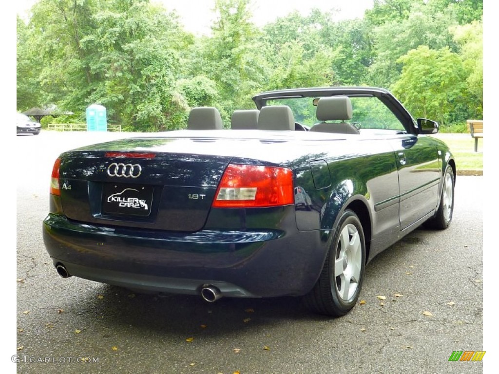 2005 A4 1.8T Cabriolet - Moro Blue Pearl Effect / Beige photo #15