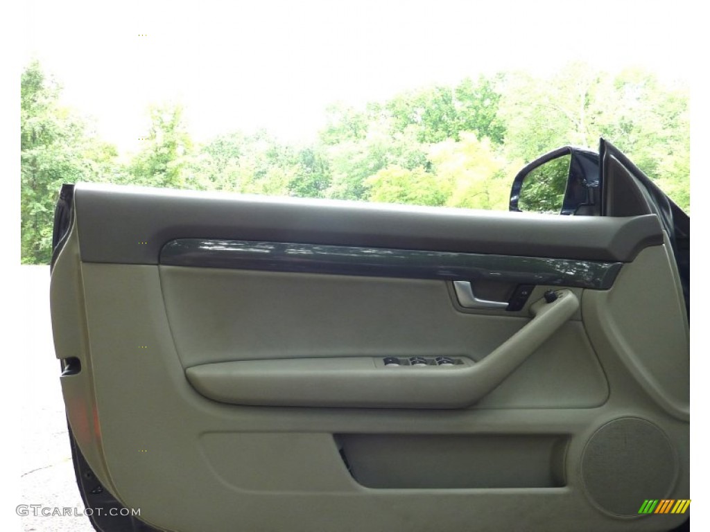 2005 A4 1.8T Cabriolet - Moro Blue Pearl Effect / Beige photo #18