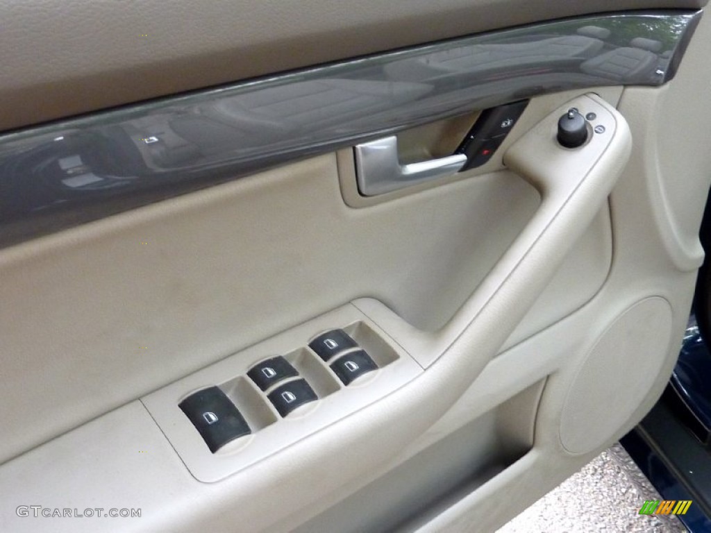 2005 A4 1.8T Cabriolet - Moro Blue Pearl Effect / Beige photo #19