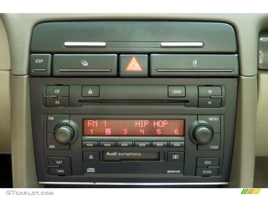 2005 Audi A4 1.8T Cabriolet Audio System Photo #68008757