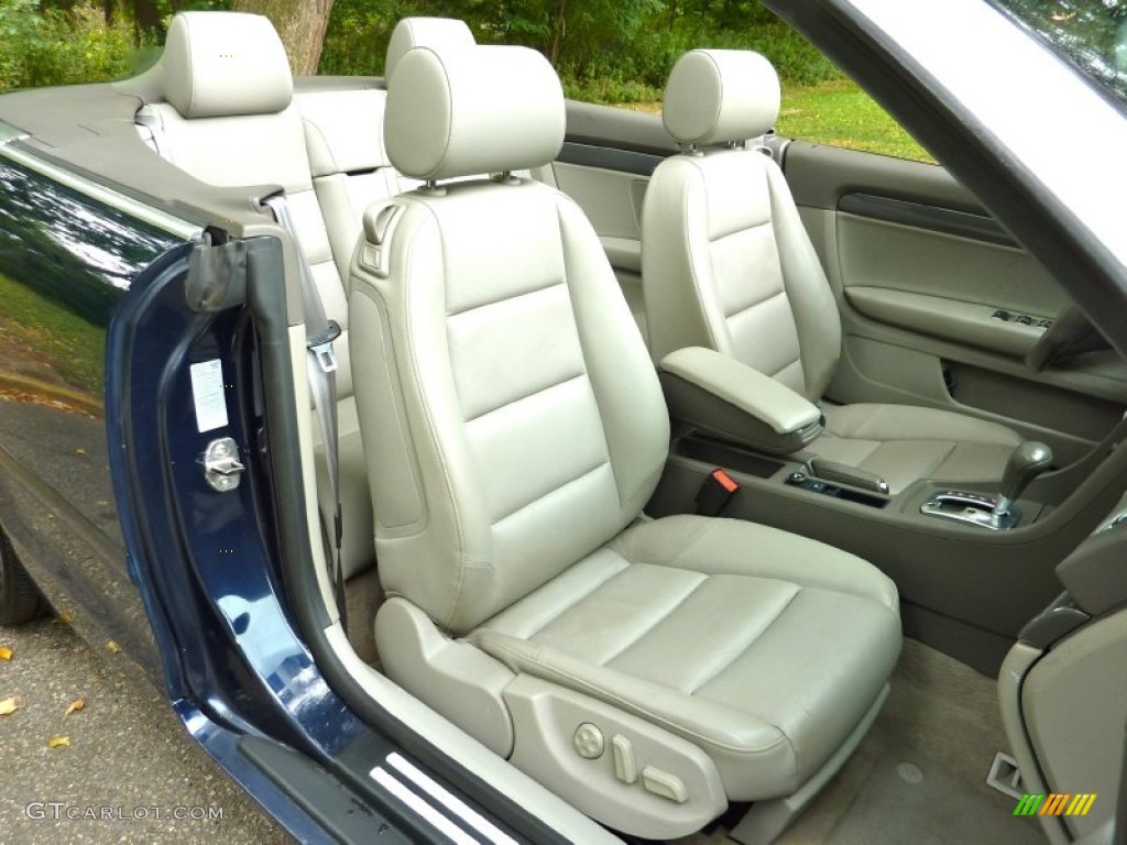 Beige Interior 2005 Audi A4 1.8T Cabriolet Photo #68008781
