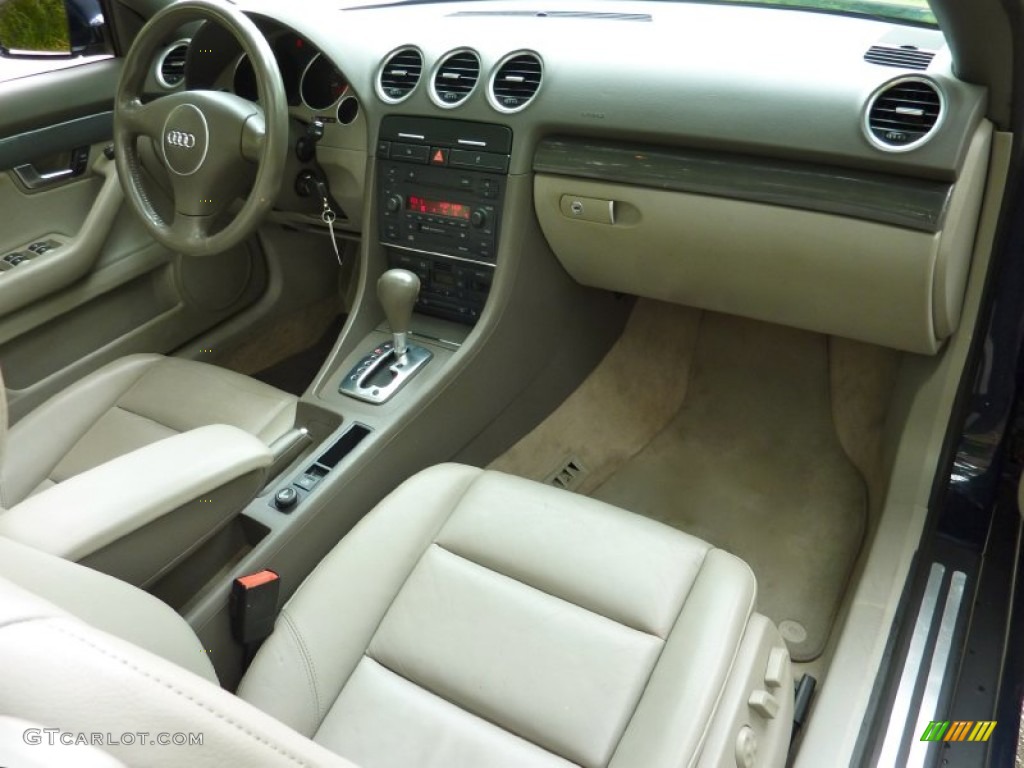 2005 A4 1.8T Cabriolet - Moro Blue Pearl Effect / Beige photo #31