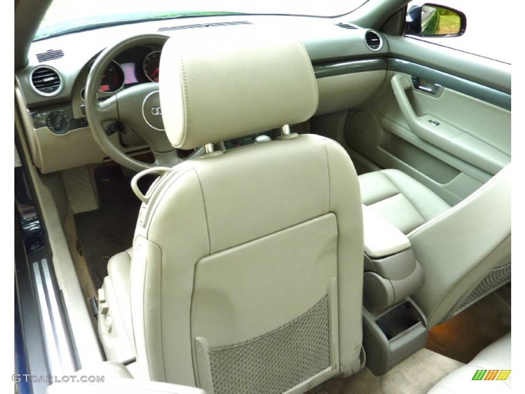 2005 A4 1.8T Cabriolet - Moro Blue Pearl Effect / Beige photo #32