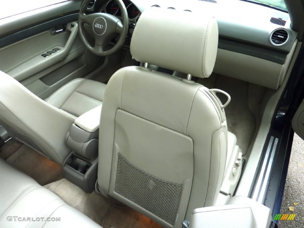 2005 A4 1.8T Cabriolet - Moro Blue Pearl Effect / Beige photo #35