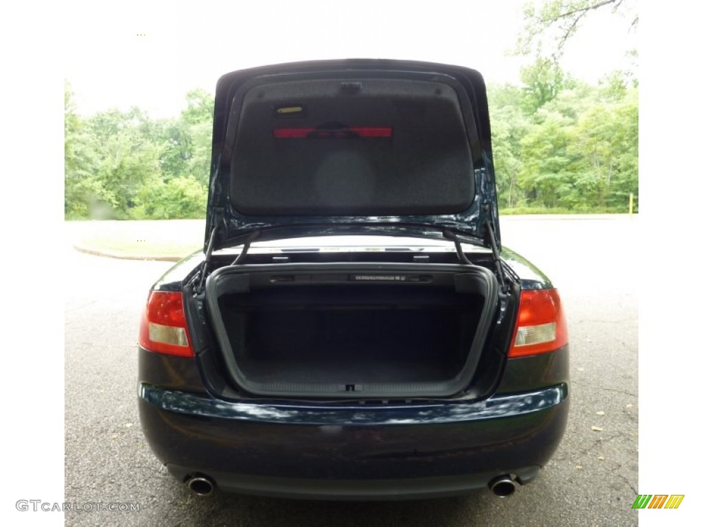 2005 A4 1.8T Cabriolet - Moro Blue Pearl Effect / Beige photo #36