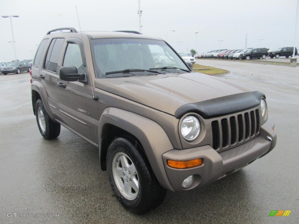 Woodland Brown Satin Glow 2002 Jeep Liberty Limited 4x4 Exterior Photo #68009102