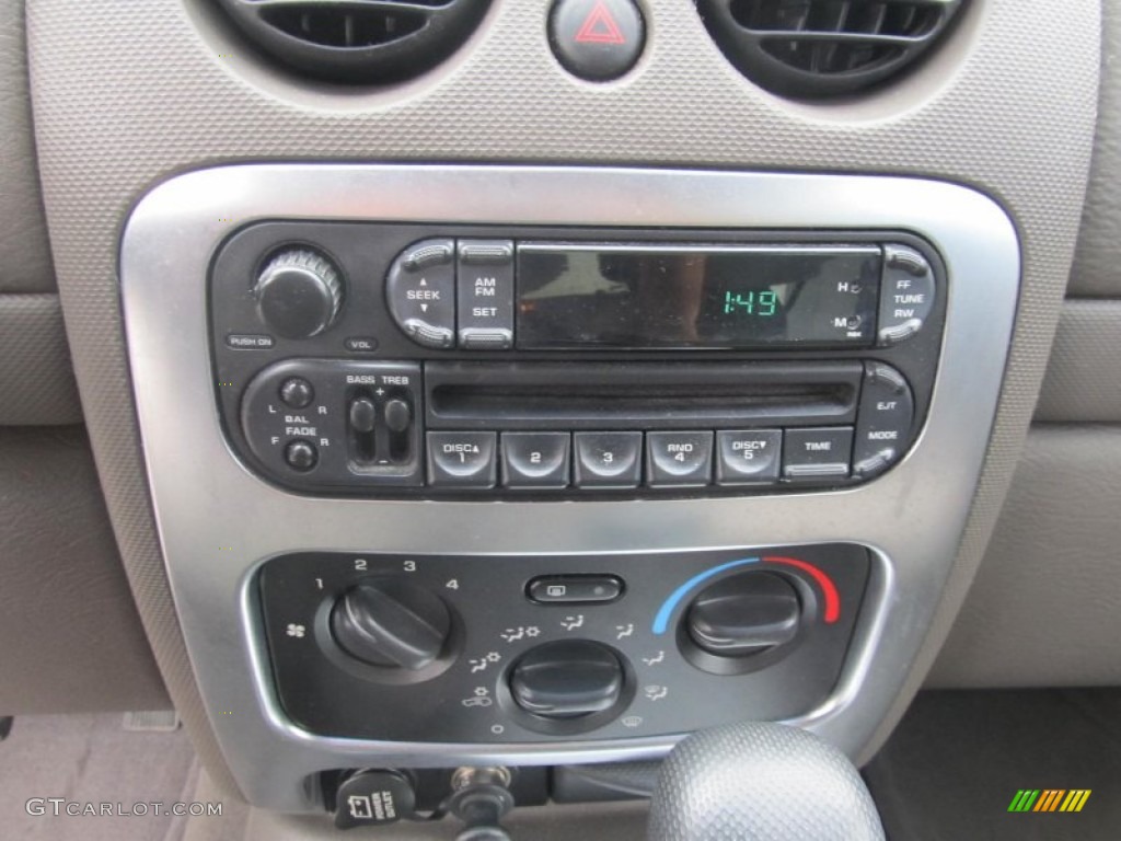 2002 Jeep Liberty Limited 4x4 Controls Photo #68009135