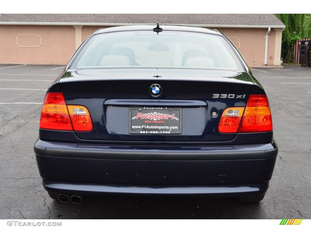 2004 3 Series 330xi Sedan - Orient Blue Metallic / Black photo #5