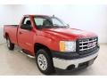 Fire Red 2008 GMC Sierra 1500 Regular Cab