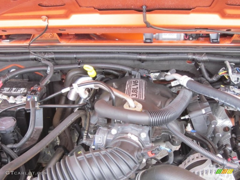 2011 Jeep Wrangler Sport S 4x4 3.8 Liter OHV 12-Valve V6 Engine Photo #68012165