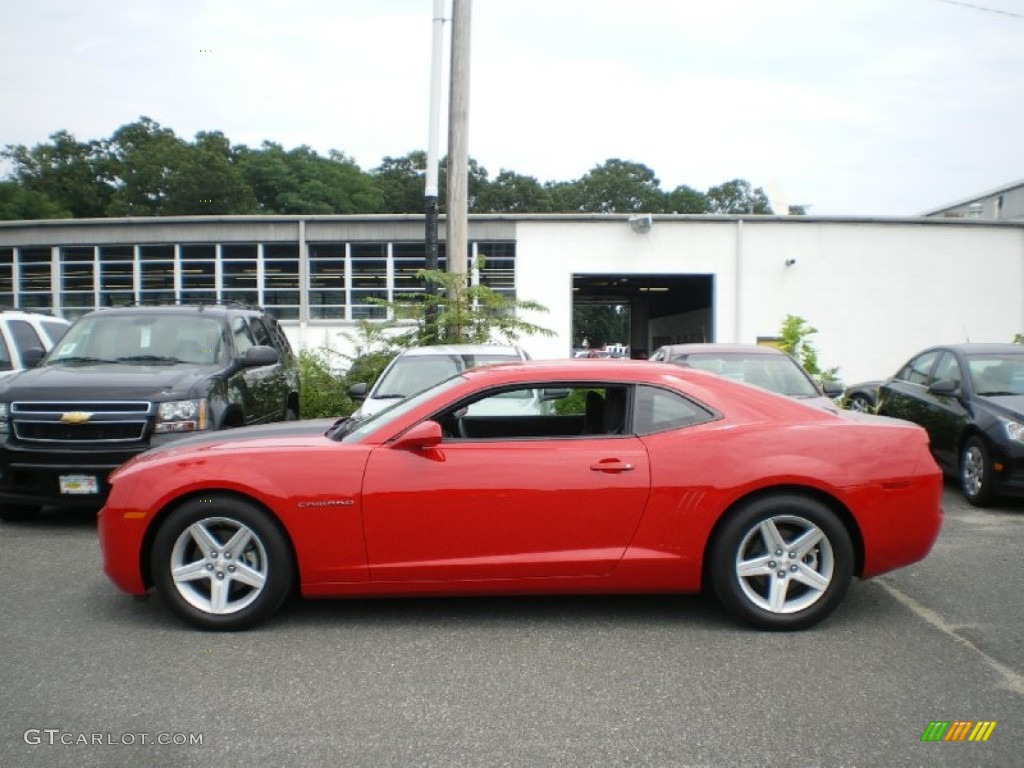 2011 Camaro LT Coupe - Victory Red / Black photo #4