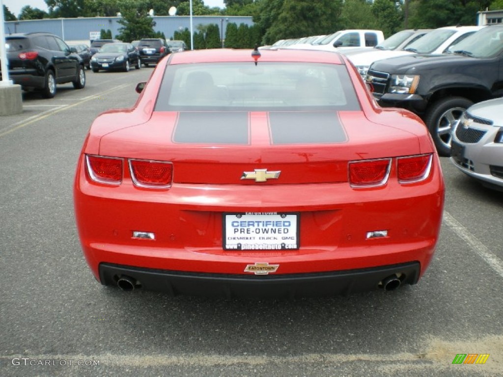 2011 Camaro LT Coupe - Victory Red / Black photo #6