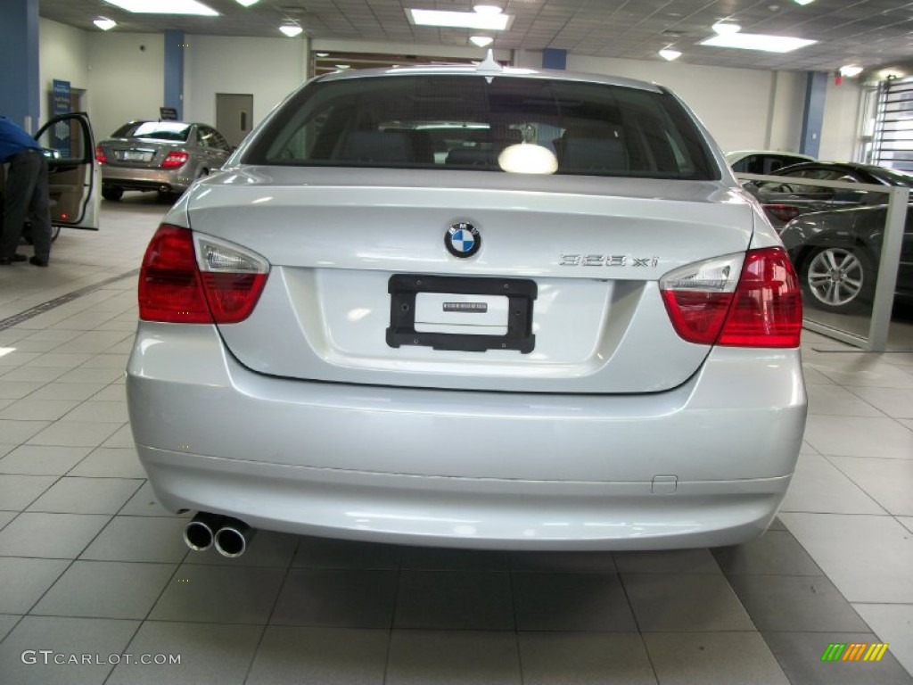 2008 3 Series 328xi Sedan - Titanium Silver Metallic / Black photo #5