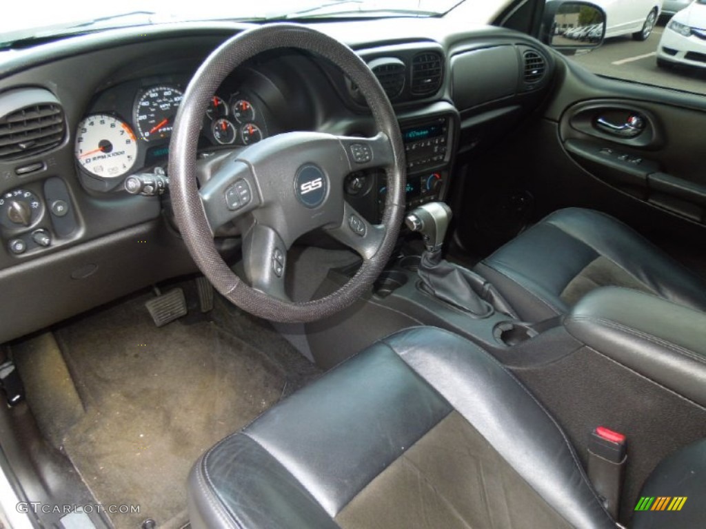 Ebony Interior 2008 Chevrolet TrailBlazer SS Photo #68013032