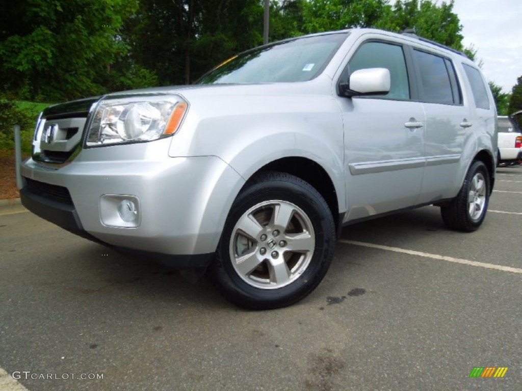 2011 Pilot EX - Alabaster Silver Metallic / Gray photo #1