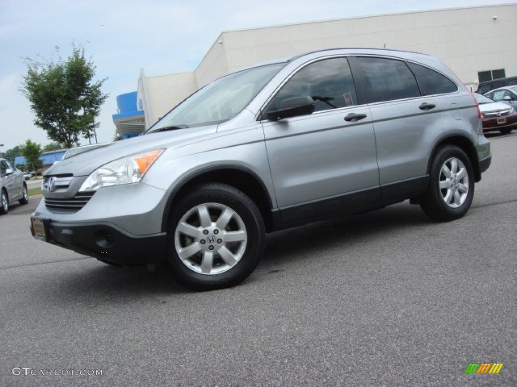 2007 CR-V EX - Whistler Silver Metallic / Black photo #2