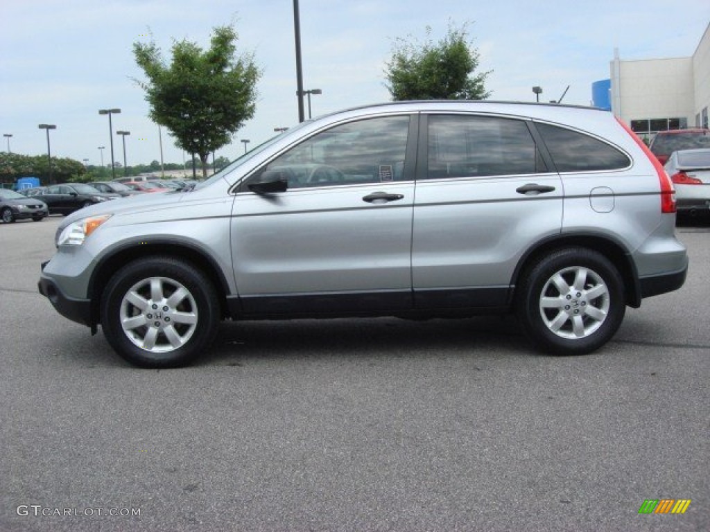 2007 CR-V EX - Whistler Silver Metallic / Black photo #3