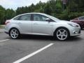 2012 Ingot Silver Metallic Ford Focus Titanium Sedan  photo #7