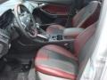 Tuscany Red Leather 2012 Ford Focus Titanium Sedan Interior Color