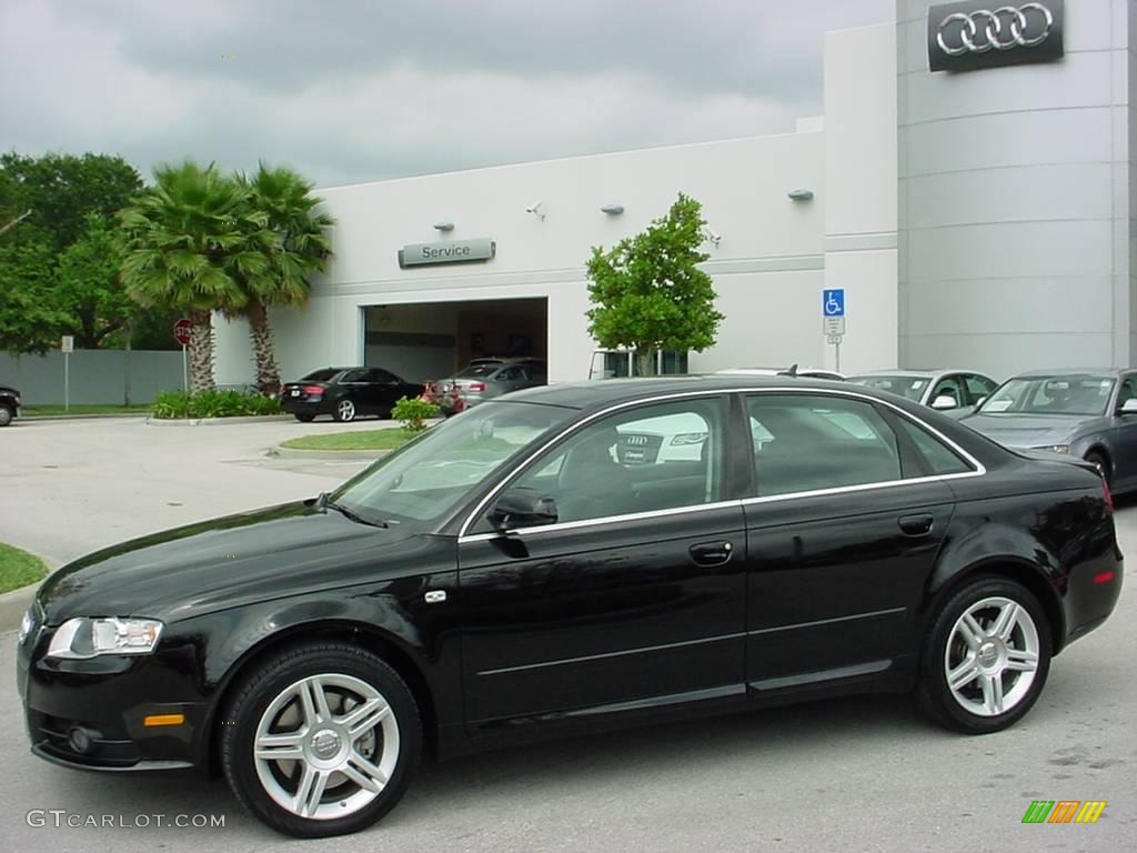 2008 A4 2.0T Special Edition Sedan - Brilliant Black / Black photo #2