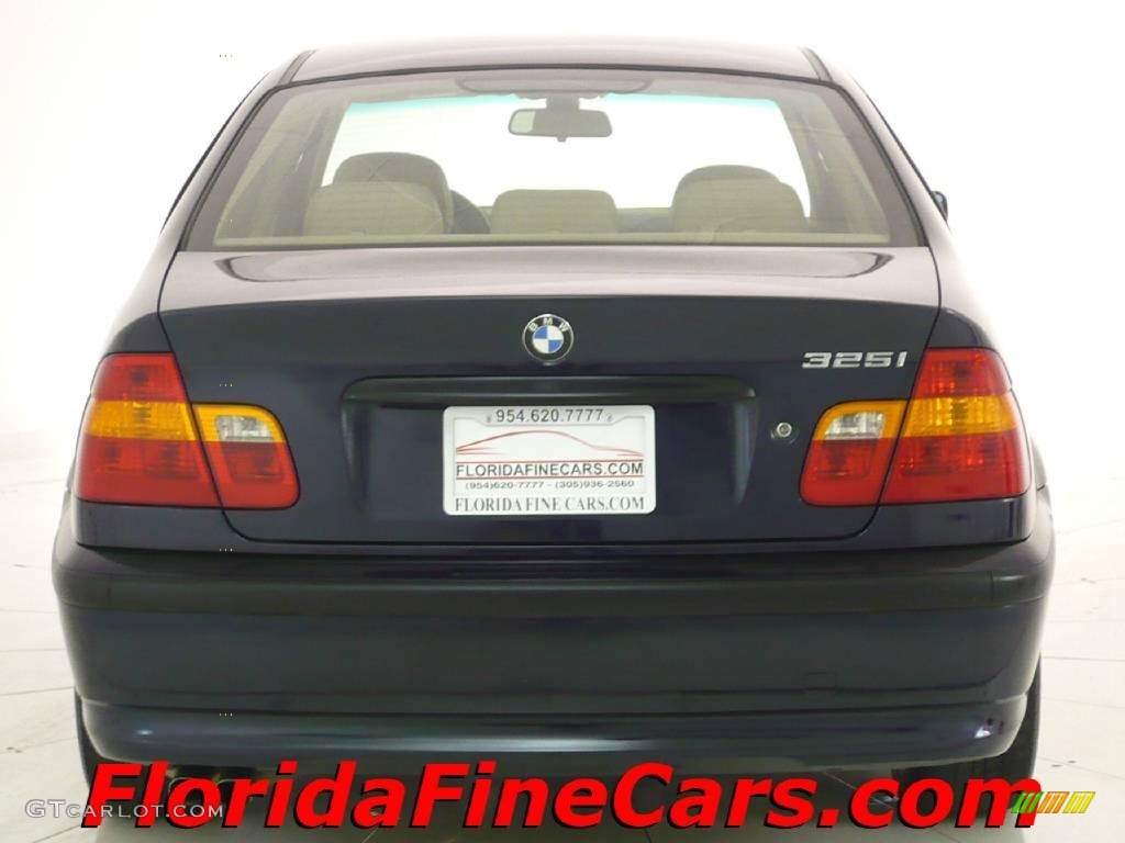 2003 3 Series 325i Sedan - Black Sapphire Metallic / Black photo #6