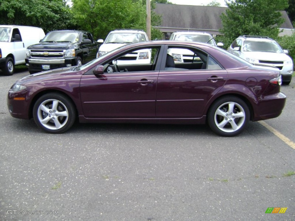 Dark Cherry Mica 2007 Mazda MAZDA6 s Grand Touring Sedan Exterior Photo #68016180