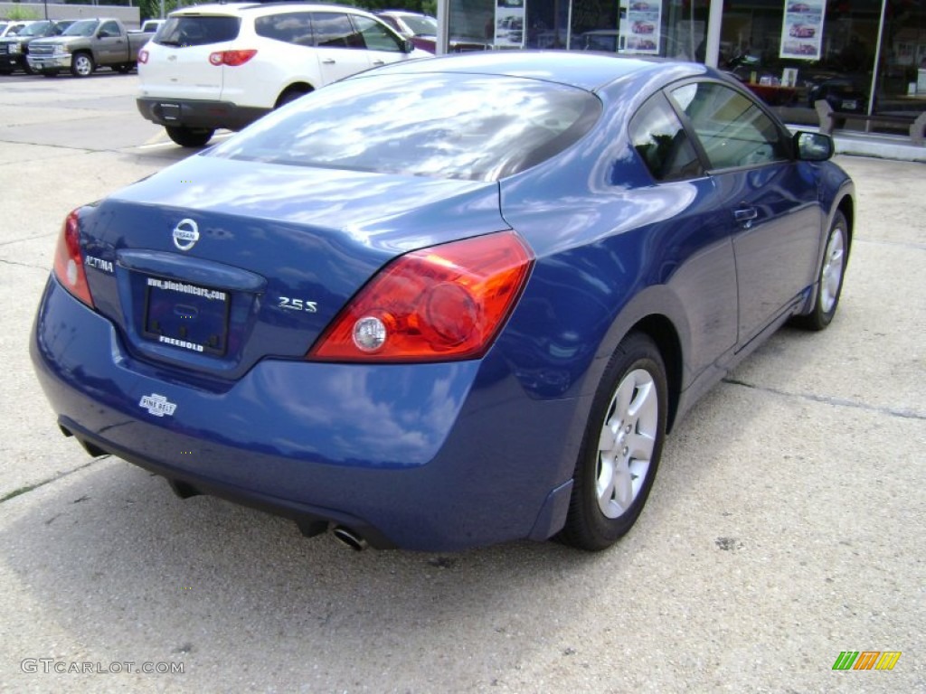 2009 Altima 2.5 S Coupe - Azure Blue Metallic / Charcoal photo #4