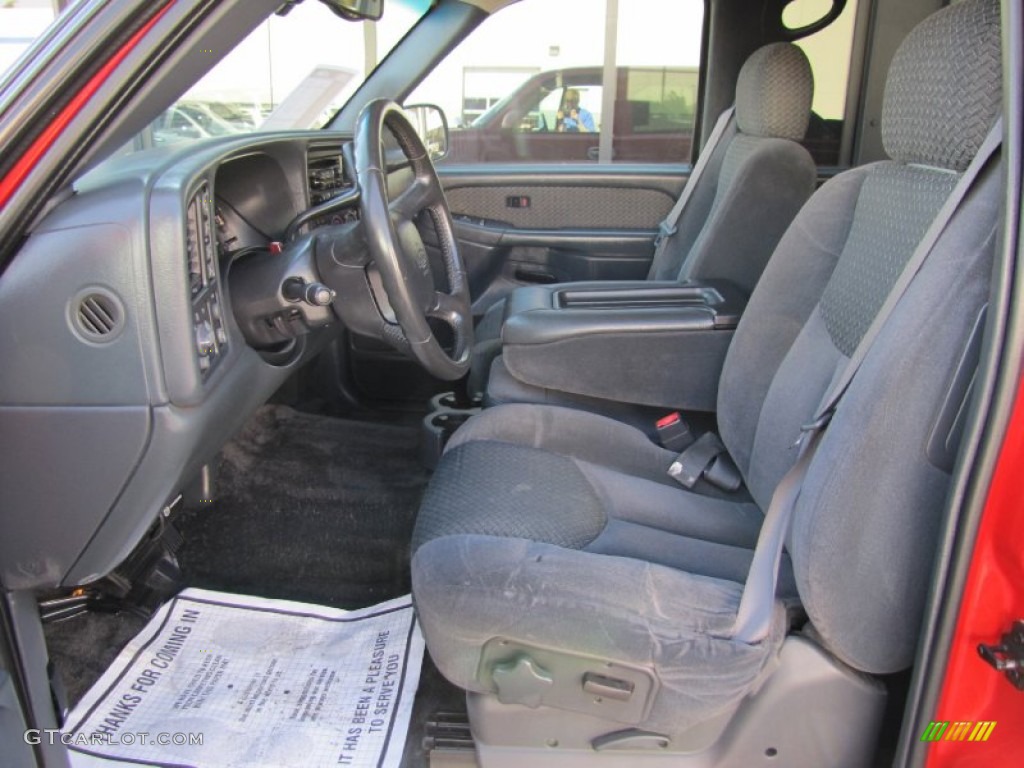 2002 Avalanche Z71 4x4 - Victory Red / Graphite photo #8