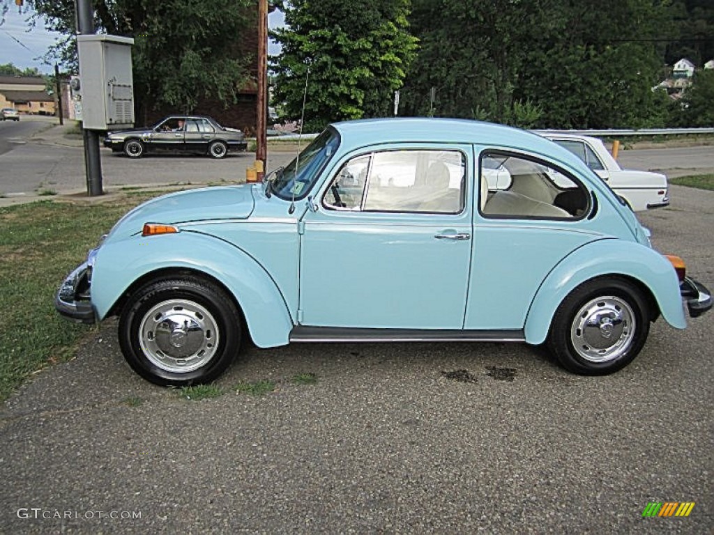 Marina Blue 1974 Volkswagen Beetle Coupe Exterior Photo #68017065