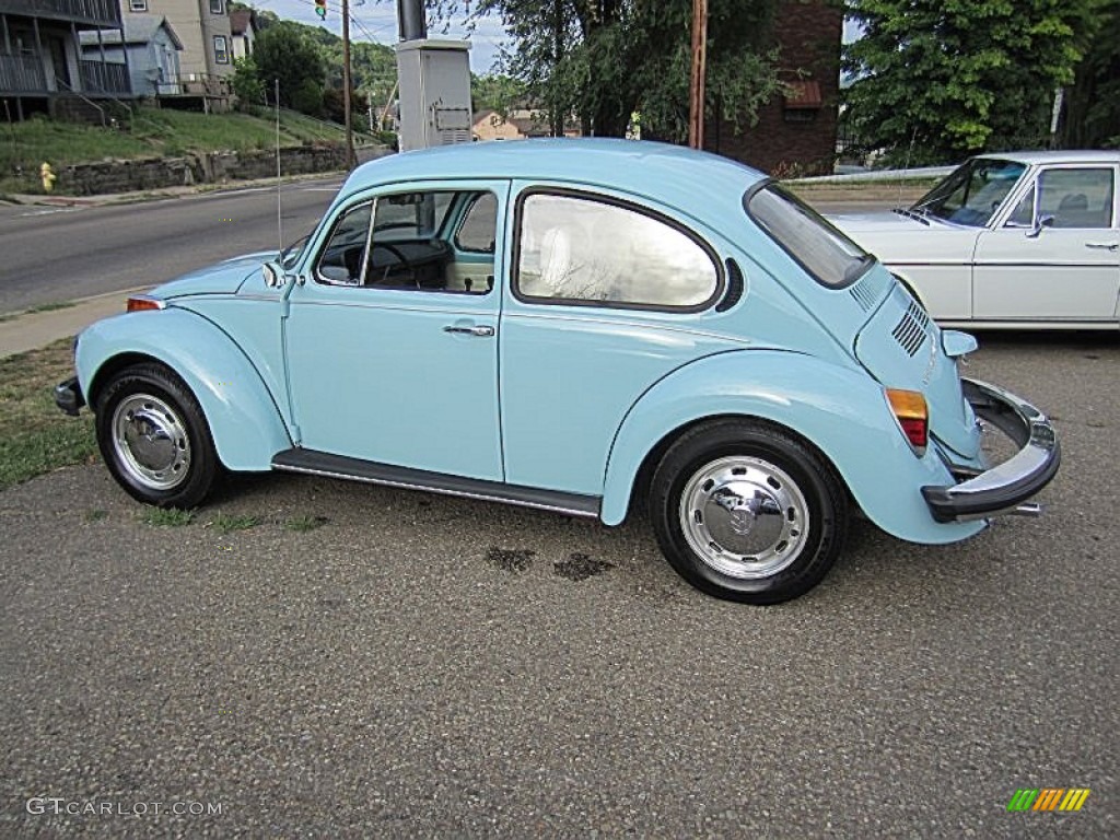 1974 Beetle Coupe - Marina Blue / Bamboo Beige photo #3