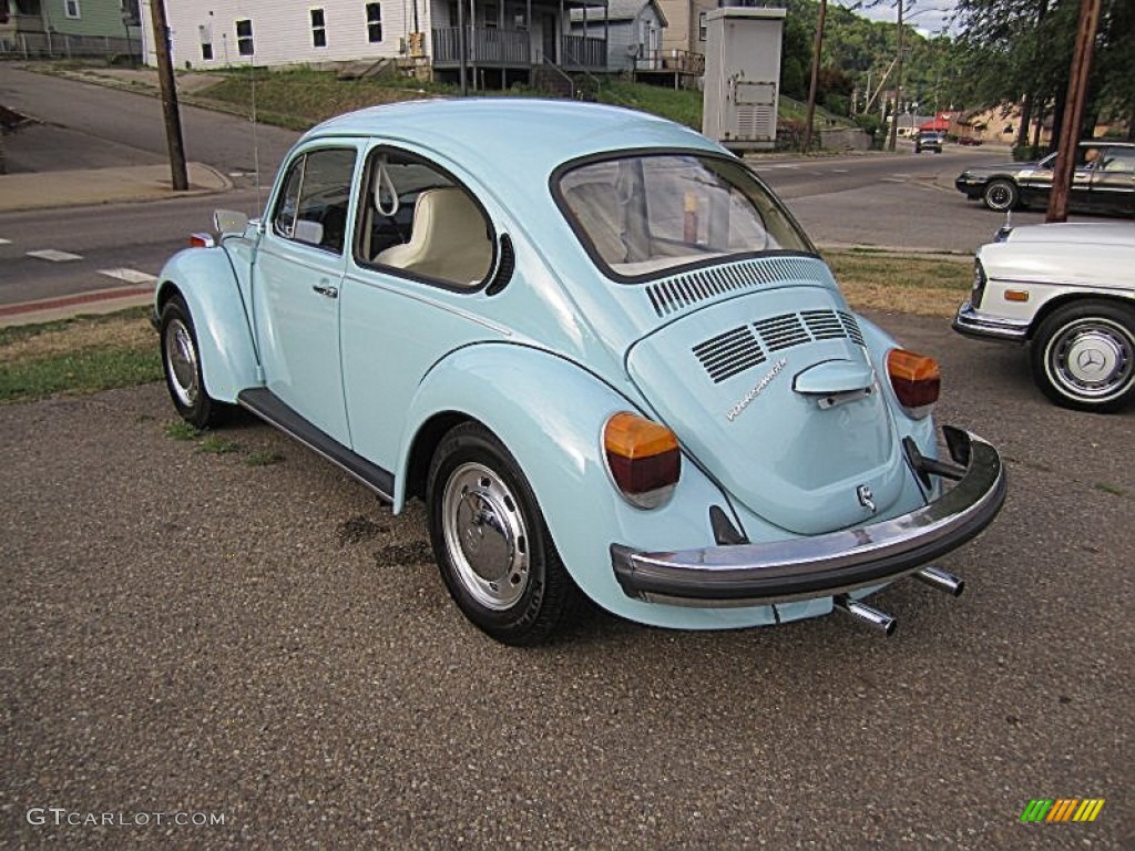 1974 Beetle Coupe - Marina Blue / Bamboo Beige photo #4