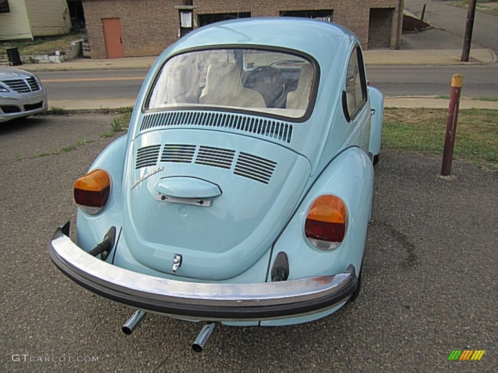 1974 Beetle Coupe - Marina Blue / Bamboo Beige photo #6