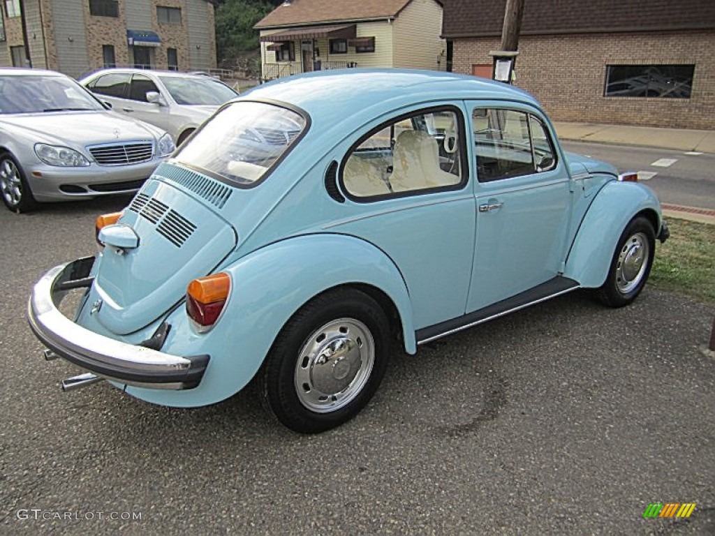 1974 Beetle Coupe - Marina Blue / Bamboo Beige photo #7
