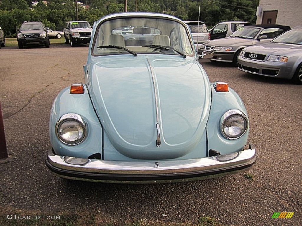 1974 Beetle Coupe - Marina Blue / Bamboo Beige photo #10