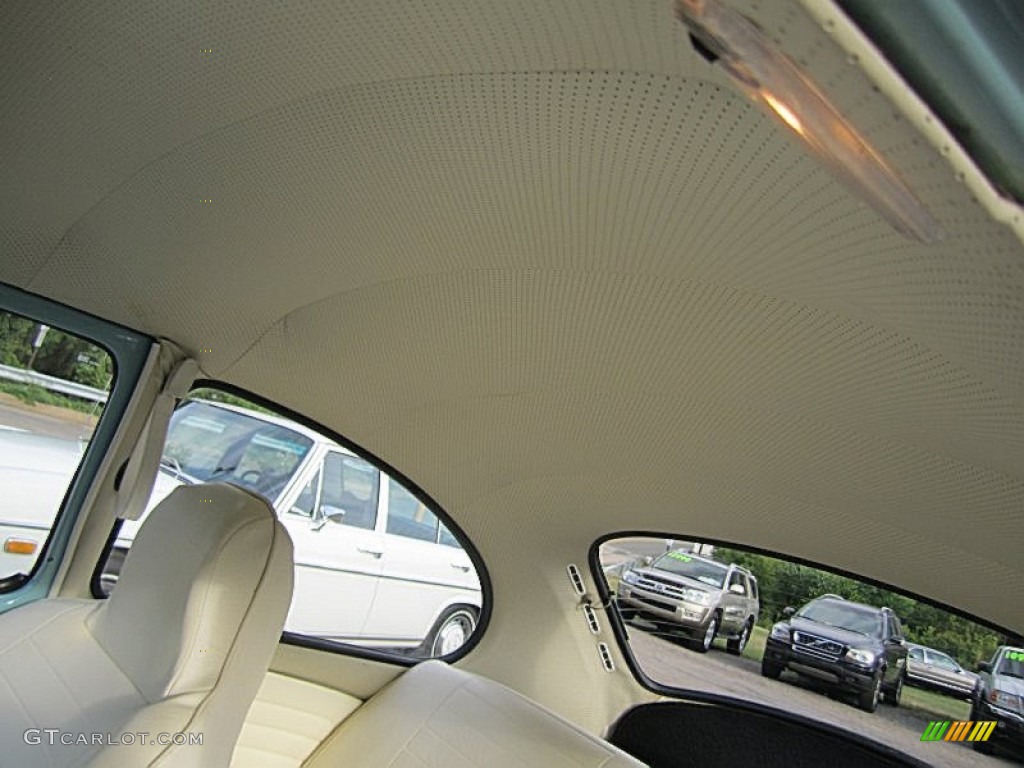 1974 Beetle Coupe - Marina Blue / Bamboo Beige photo #17